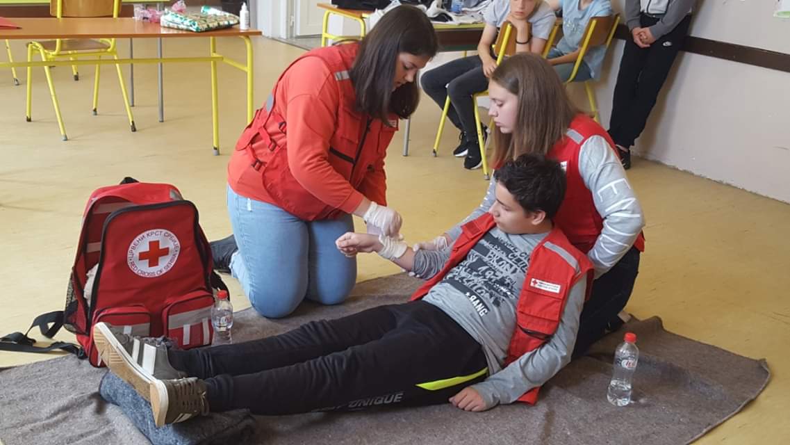 Crveni krst Požarevac: „Radni vikend na selu“ OŠ“Miloš Savić“ Lučica