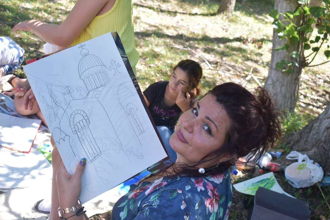 Letnje škola crtanja „Obojimo raspust“ u Malom Crniću FOTO