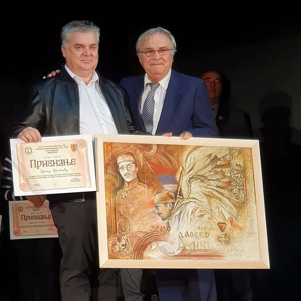 Novinaru RTS-a Novici Saviću priznanje Saveza potomaka ratnika Srbije