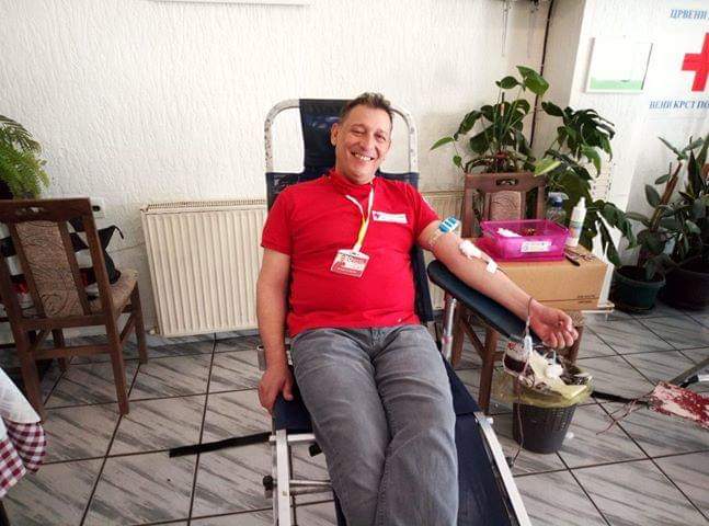 Dobrovoljna akcija davanja krvi u Crvenom krstu Požarevac