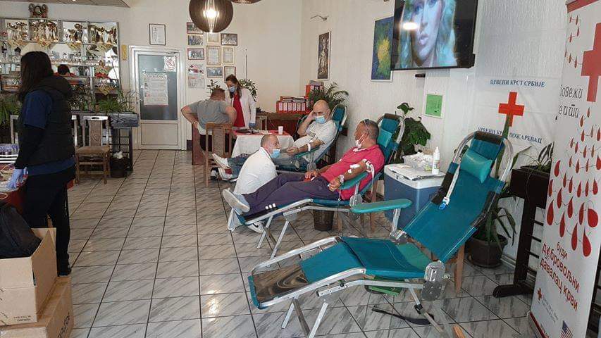 Dobrovoljna akcija davanja krvi u Crvenom krstu Požarevac