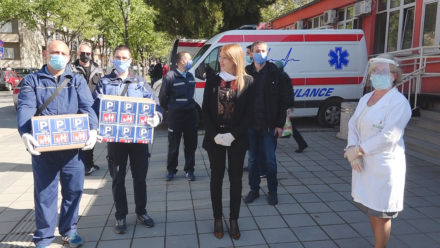 JKP „Parking servis“ Požarevac doniralo zaštitne vizire
