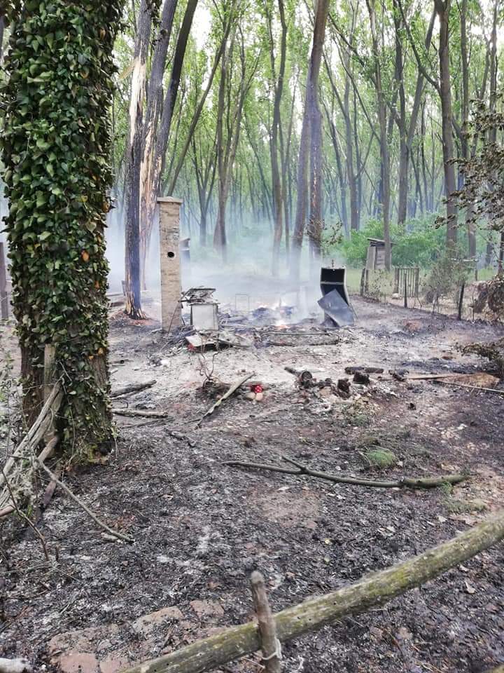 Požar u vikend naselju „Konjsko groblje“FOTO