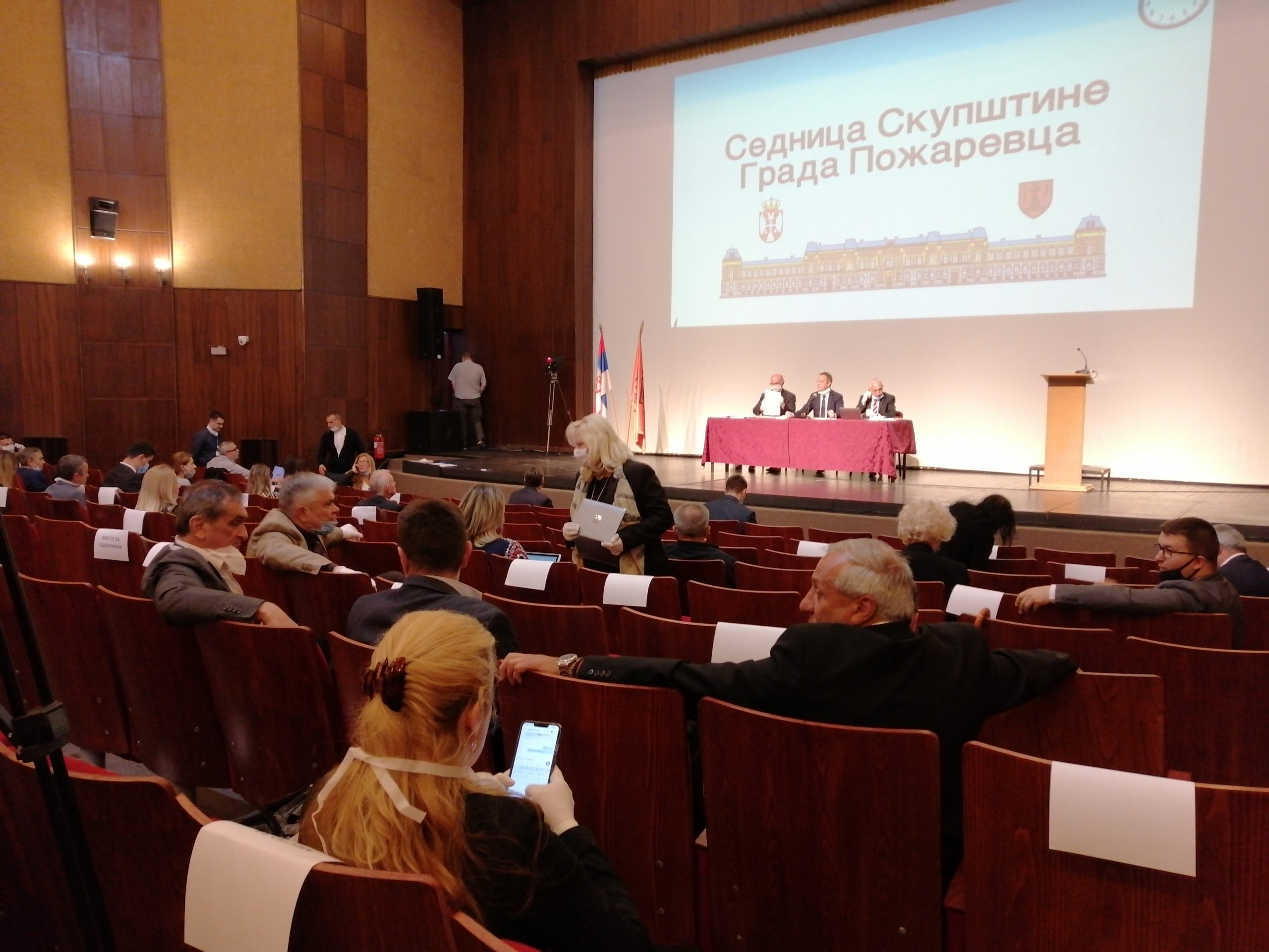 Konstitutivna sednica skupštine Grada Požarevca održaće se 17. avgusta u Velikoj sali Centra za kulturu
