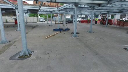 Nastavljeni radovi na izgradnji montažne parking garaže u Takovskoj ulici u Požarevcu