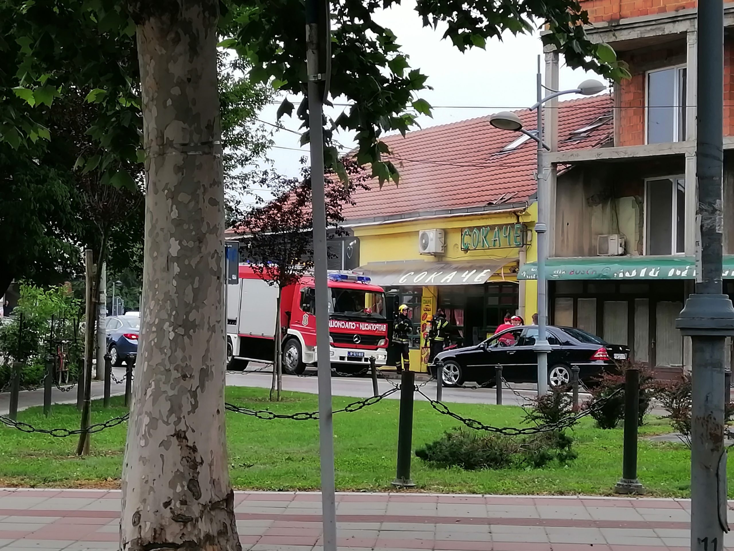 Požar u restoranu brze hrane „Sokače“