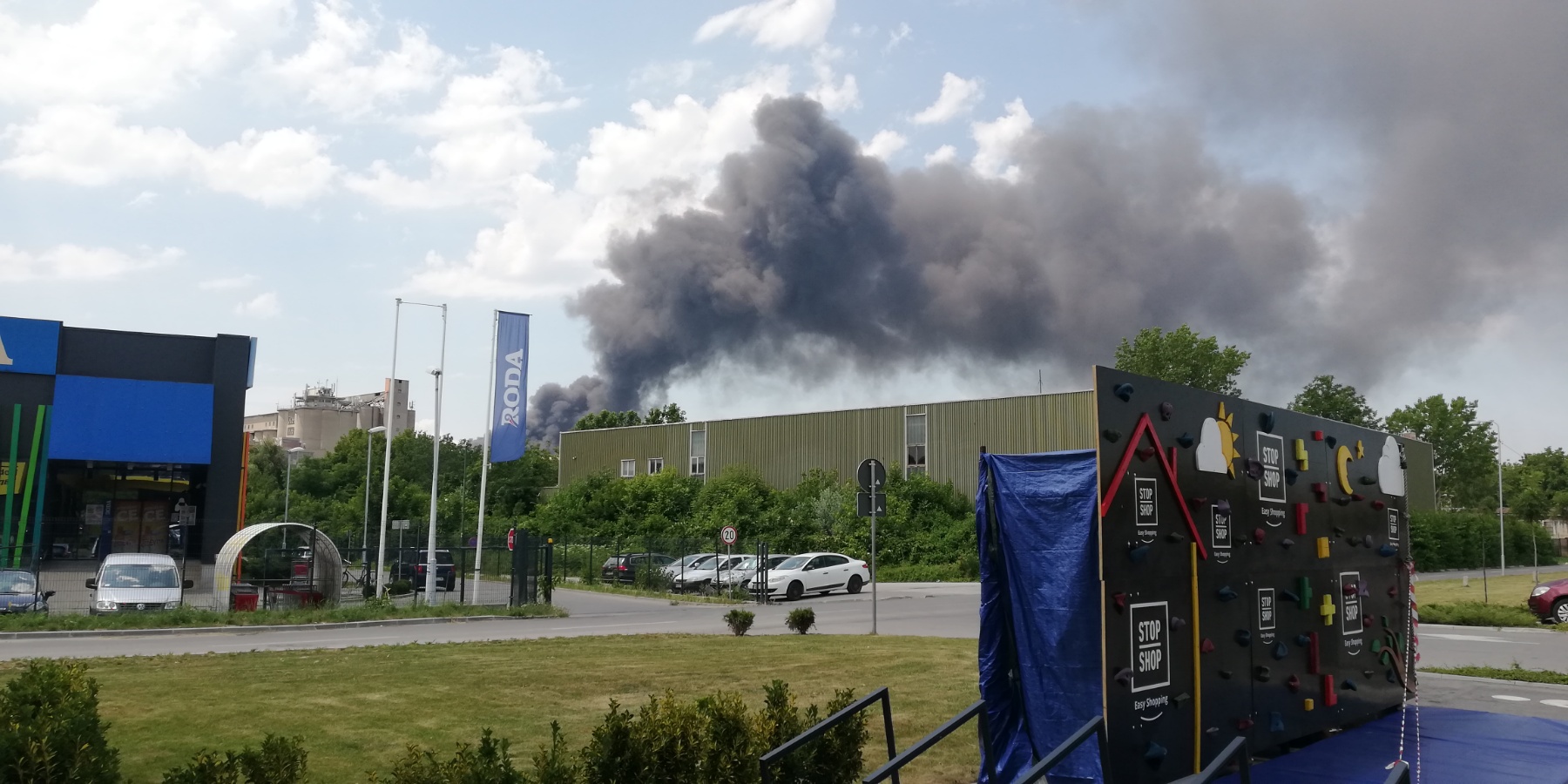 Veliki POŽAR u šećerani u Požarevcu FOTO