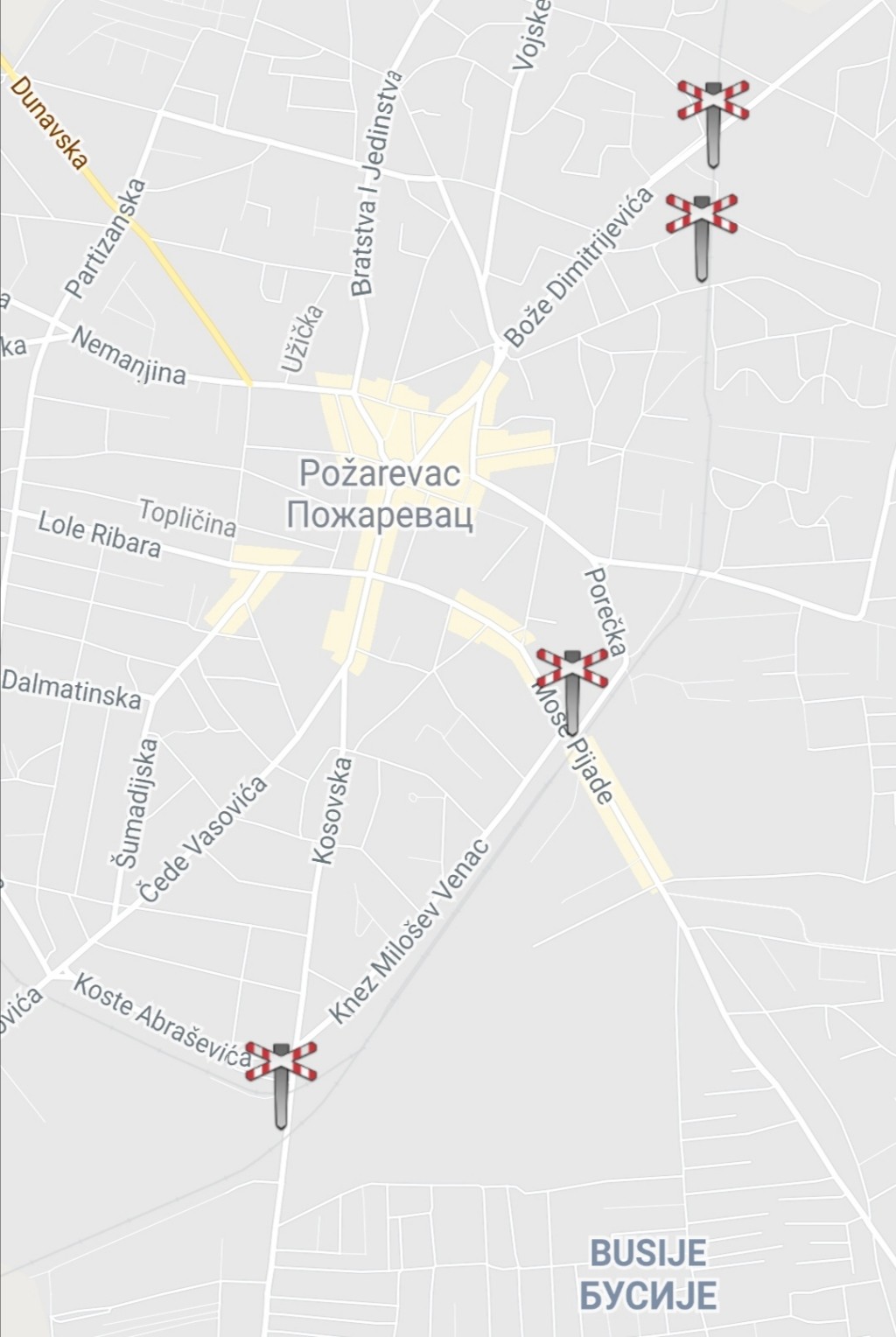 Aplikacija „pružni prelaz“ za bezbedniju vožnju u Braničevskom okrugu i Srbiji