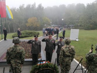 Požarevac: Ministar Đorđević položio vence u Spomen-parku na Čačalici