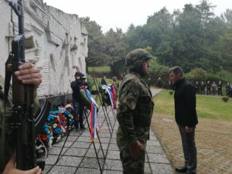 Požarevac: Ministar Đorđević položio vence u Spomen-parku na Čačalici