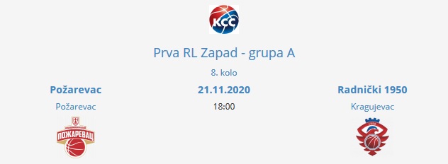 Košarka: KK “SLOGA ELITE” (KRALJEVO) – KK “POŽAREVAC” –  61:67 (09:12; 20:17; 16:16; 16:22)