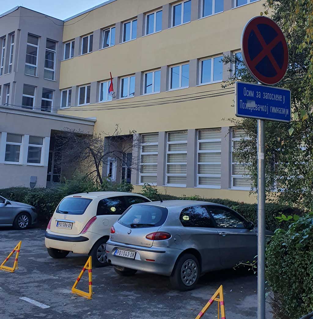JKP Parking servis: Donacija Požarevačkoj gimnaziji
