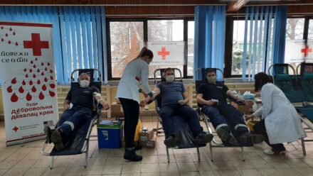 Akcija dobrovoljnog davanja krvi u PD „Prim“ Kostolac (FOTO)