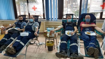 Akcija dobrovoljnog davanja krvi u PD „Prim“ Kostolac (FOTO)