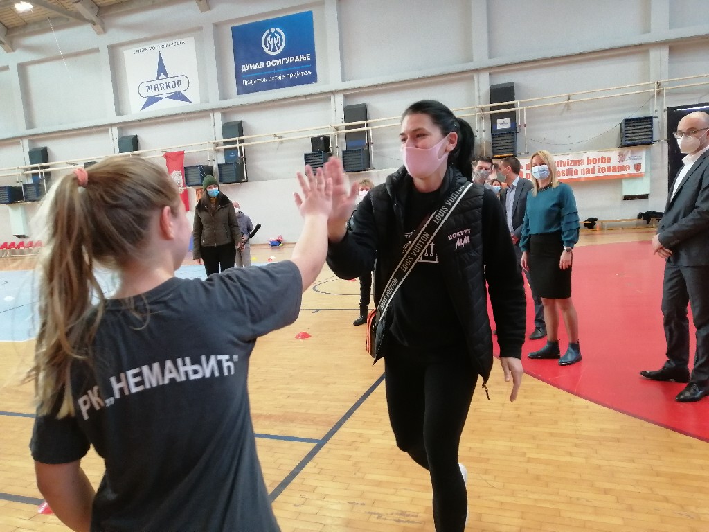 „Institut za ženski sport“ započeo promociju posetom Marine Maljković gradu Požarevcu
