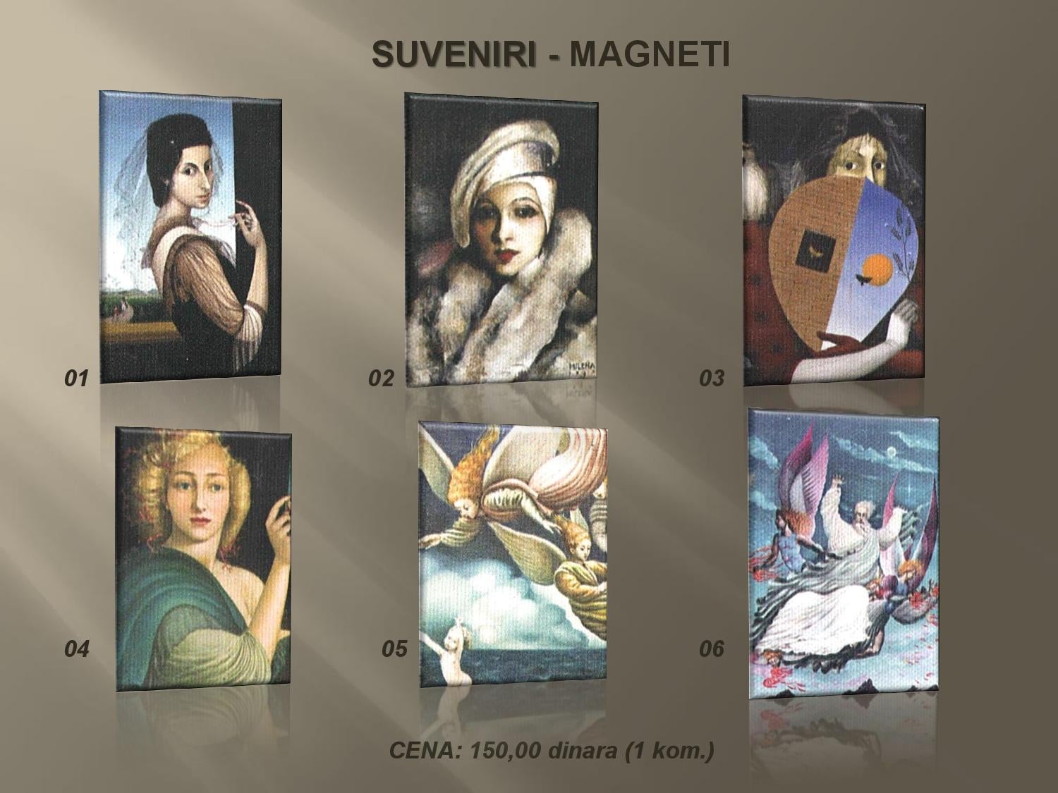 Suveniri u Galeriji Milena Pavlović Barilli, sada i onlajn (FOTO)