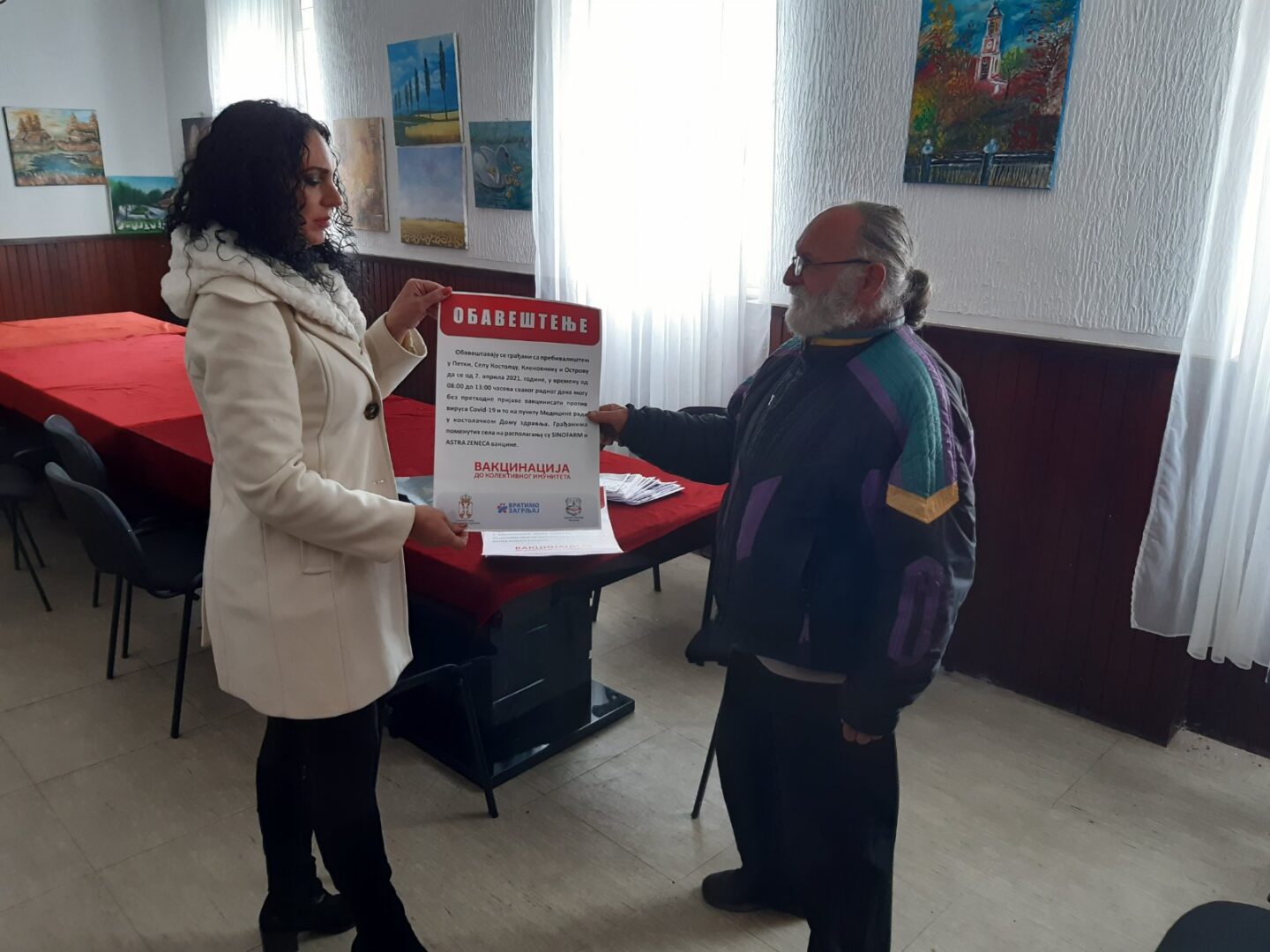 Kostolac: Apel stanovnicima seoskih naselja da se vakcinišu, bez zakazivanja