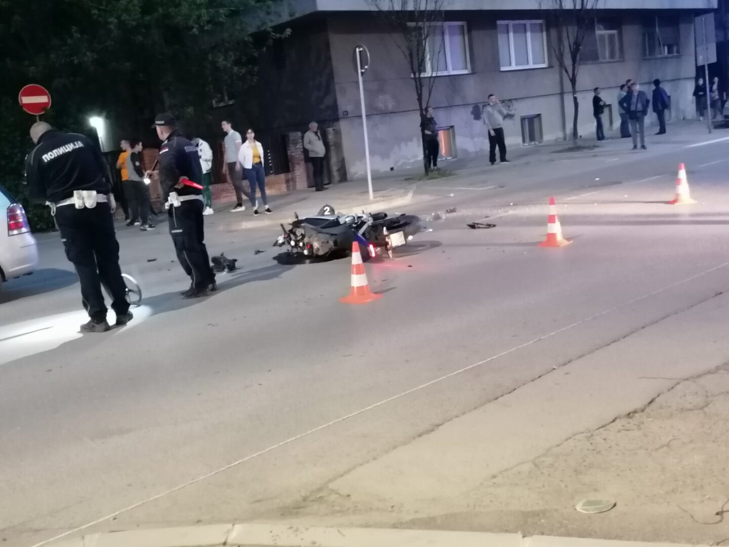 Požarevac: Udes u ulici Čede Vasovića (FOTO)
