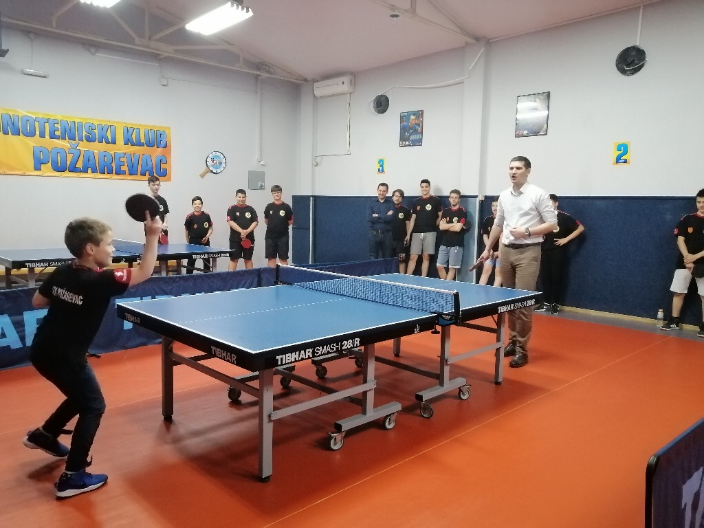 Gradonačelnik Pavlović posetio Stonoteniski klub „Požarevac“