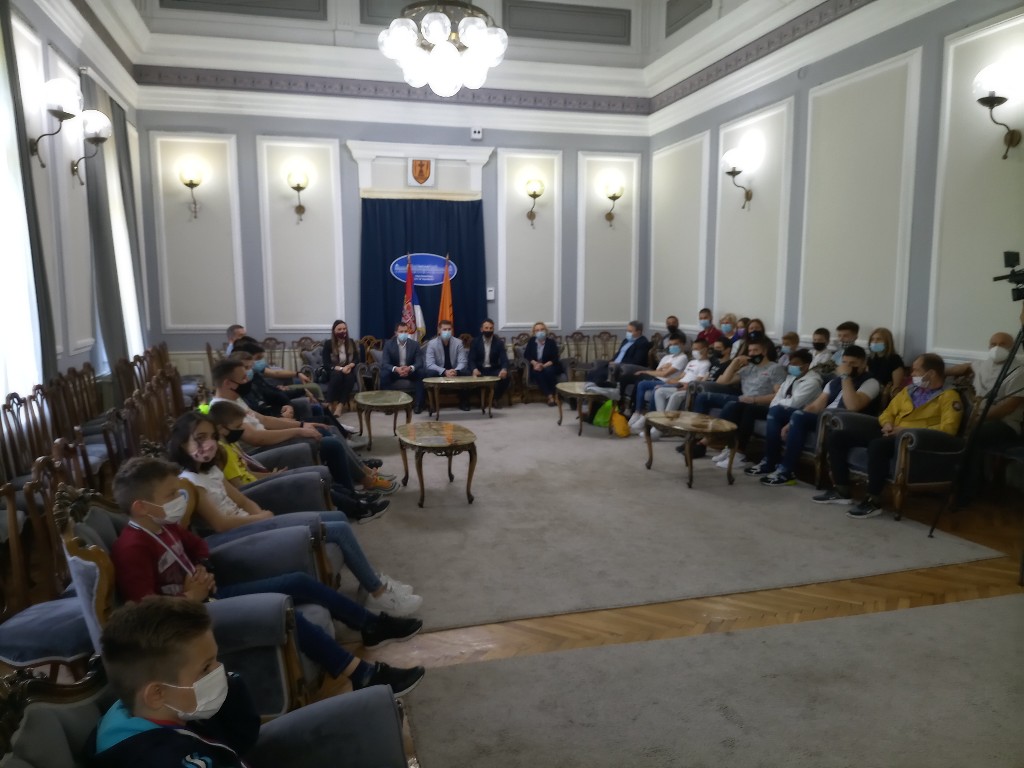 Požarevac: Gradonačelnik upriličio prijem đaka, osvajača republičkih medalja